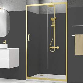 Walk-in-Dusche MARWELL "Golden Stage",