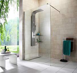 Walk-in-Dusche WELLTIME "Tropea light",