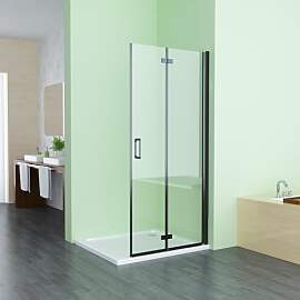 Walk in Duschwand für Dusche 120 x 185 cm Faltbar 