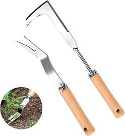Walkinbear Unkrautstecher mit Edelstahl, 2PCS
