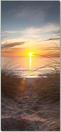 Wallario Selbstklebende Türtapete Sonnenuntergang 