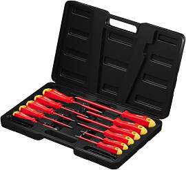 WALTER STAHL Schraubendreher Set Magnetisch, 11tlg 