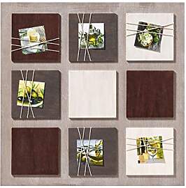 walther design Bilderrahmen braun 6X 8x8 cm