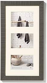 walther design Bilderrahmen grau 3x 10x15 cm