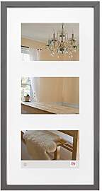 walther design Bilderrahmen grau 3X 10x15 cm