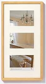 walther design Bilderrahmen natur 3X 10x15 cm