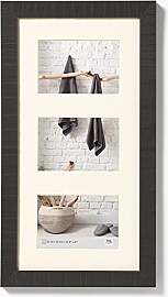 walther design Bilderrahmen schwarz 3x 10x15 cm