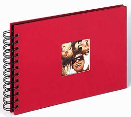 walther design Fotoalbum rot 23 x 17 cm
