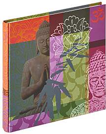 walther design Fotoalbum rot 26 x 25 cm Buddha