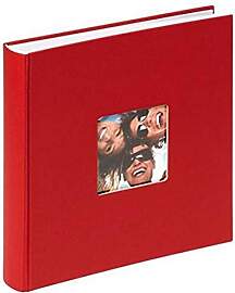 walther design Fotoalbum rot 30 x 30 cm mit