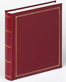 walther design Memo-Album Monza,rot f. 200 F. 13x18