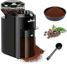 Wancle Elektrische Kaffeemühle - Einstellbarer
