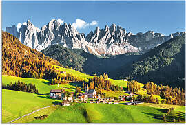 Wandbild ARTLAND "Alpen Berge Santa