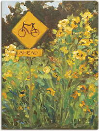Wandbild ARTLAND "Bicycle Crossing",
