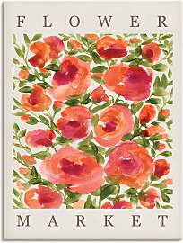 Wandbild ARTLAND "Coral Blooms", farbe