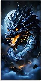 Wandbild ARTLAND "Die Wut des Drachen