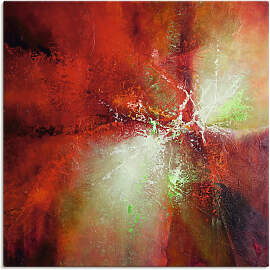 Wandbild ARTLAND "Energie", rot (farbe