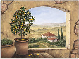 Wandbild ARTLAND "Fenster in der