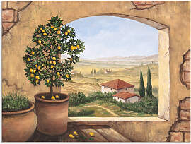 Wandbild ARTLAND "Fenster in der