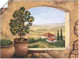 Wandbild ARTLAND "Fenster in der