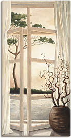 Wandbild ARTLAND "Fensterbild Toskanischer