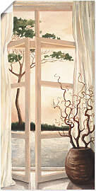 Wandbild ARTLAND "Fensterbild Toskanischer