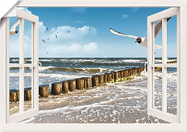Wandbild ARTLAND "Fensterblick -