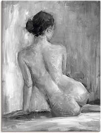 Wandbild ARTLAND "Figur in schwarz &