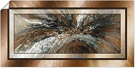 Wandbild ARTLAND "Gold Abstrakt 1",
