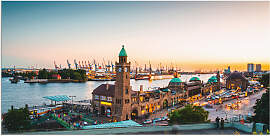 Wandbild ARTLAND "Hamburg Hafen und