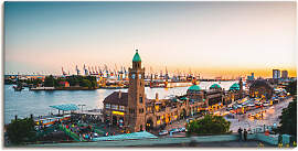 Wandbild ARTLAND "Hamburg Hafen und