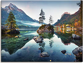 Wandbild ARTLAND "Herbstszene des Hintersee