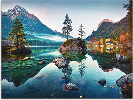 Wandbild ARTLAND "Herbstszene des Hintersee