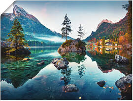 Wandbild ARTLAND "Herbstszene des Hintersee