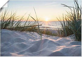 Wandbild ARTLAND "Ostseestrand", beige