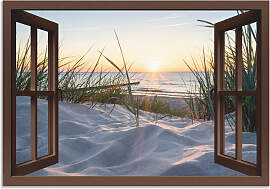 Wandbild ARTLAND "Ostseestrand durchs