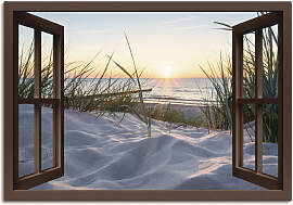Wandbild ARTLAND "Ostseestrand durchs