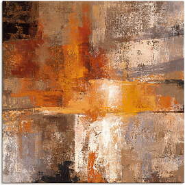 Wandbild ARTLAND "Silber und Bernstein