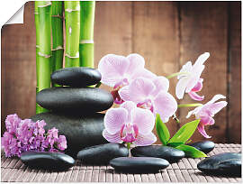 Wandbild ARTLAND "Spa Konzept Zen Steinen