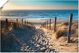 Wandbild ARTLAND "Weg zum Nordseestrand