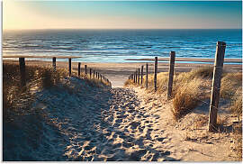 Wandbild ARTLAND "Weg zum Nordseestrand