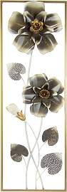 Wandbild I.GE.A. "Metallbild Blumen",