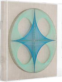 Wandbild KAYOOM "Happiness", blau (farbe 