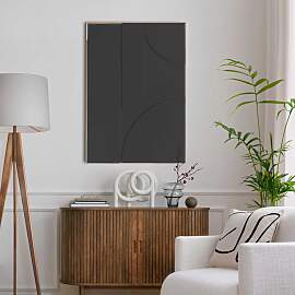 Wandbild REINDERS "Saturn - charcoal",