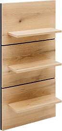Wandboard Mateo Schwarz/Eichefarben