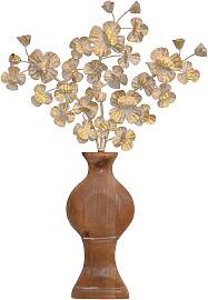 Wanddekoobjekt, braun (braun, gold), B:50cm H:72cm 