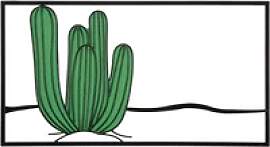 Wanddekoration Mauro Ferretti Cactus