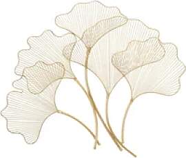 Wanddekoration Mauro Ferretti Glam Leaf