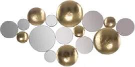 Wanddekoration Mauro Ferretti Gold Mirror Glam