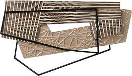 Wanddekoration Metall 57 x 36 cm handgefertigt